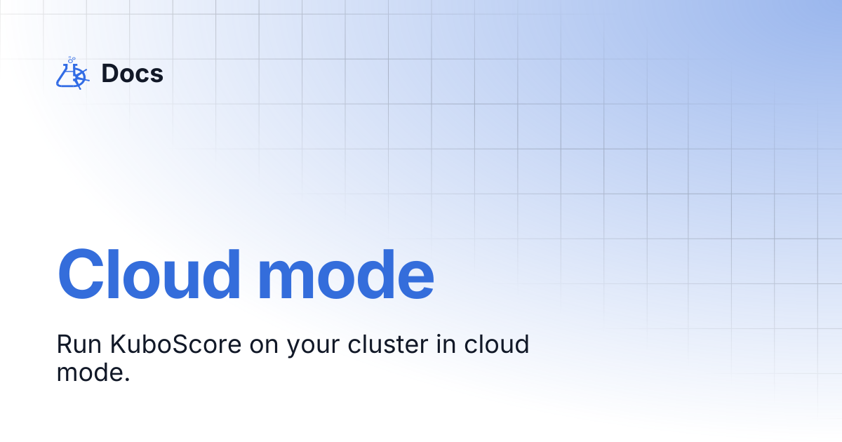 Cloud mode | Docs